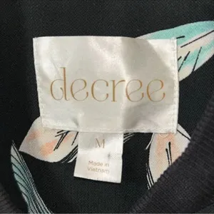 Decree Floral Print Bomber Jacket(Size Medium) thumbnail 7