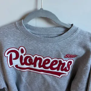 Gray Pioneers Cropped Sweatshirt thumbnail 2
