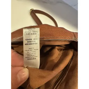 Fossil Claire Leather Backpack Purse Brown Pebbled Vintage Career School Casual thumbnail 9