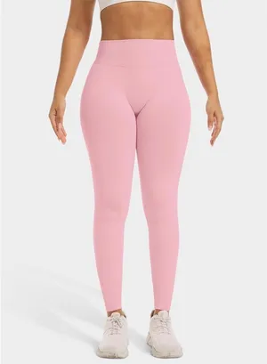 Light Pink Butt Scrunch Leggings Amazon thumbnail 1