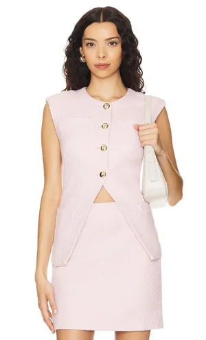 Amanda uprichard tweed vest thumbnail 1