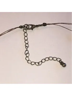 Multicolor Boho Wire Beaded Necklace Green thumbnail 4