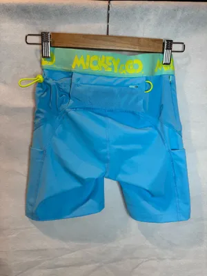 Outdoor Voices Disney Blue Biker Shorts thumbnail 6