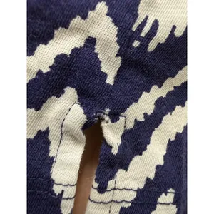Lilly Pulitzer Palmer Dress Bright Navy Chevron Ikat Pima Cotton‎ Womens XS thumbnail 7