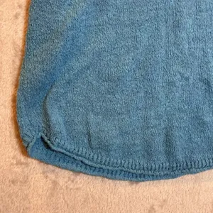 FP Beach Free People Tank Top Blue Knit Sleeveless Relaxed Small thumbnail 3