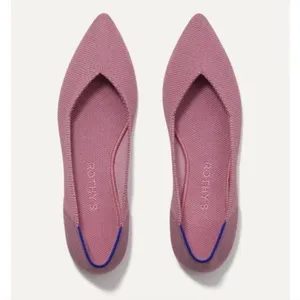ROTHY'S The Point Retired Knit Upper Slip-on Pointed Flats Pink Size 7 thumbnail 4