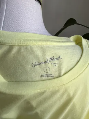 Universal Threads Yellow Baby tee thumbnail 3