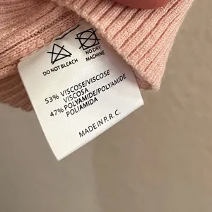 Brandy Melville Brett Top Ribbed Cropped Long Sleeve One Size Small Pink thumbnail 8