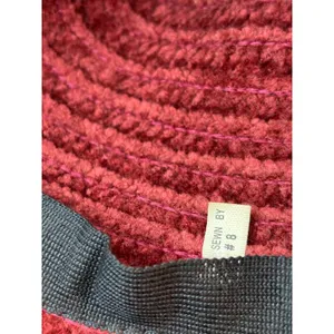 Signature Studio Vintage Rust Red Boucle Knit Floral Cloche Hat RN‎ 31289 thumbnail 5