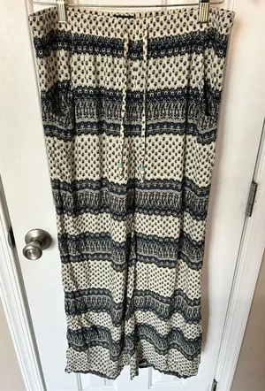 American eagle Wide Leg Printed Pants S Boho thumbnail 1