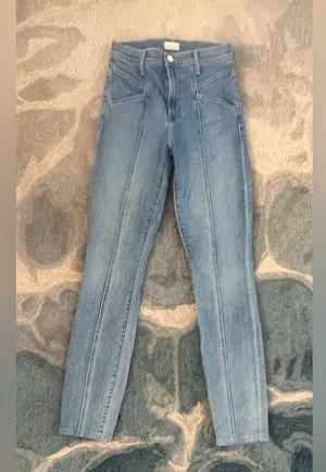 Mother Jeans The Seamed Swooner Hover Size 25 Blowing Kisses EUC thumbnail 11