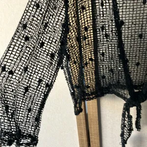 FINAL MARKDOWN Vejaiz Designs Black Knit cardigan small thumbnail 7