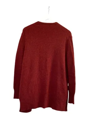 Madewell Cozy Cardigan Open-Front Rust Sweater Oversized Size XS NWT thumbnail 4