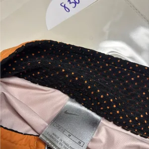 Nike Womens Vintage Y2K Full Zip Orange Windbreaker Size Medium 8-10 Lightweight thumbnail 7