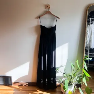 Jenny Yoo Aidan Convertible Strapless Chiffon Gown Size 4 thumbnail 4