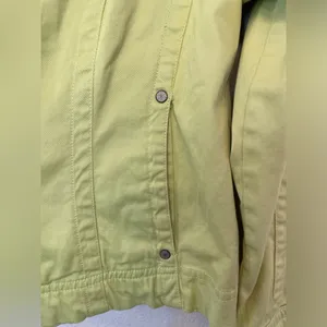 Vintage Tria Y2K Women's Light Green Cotton Jacket Size‎ M thumbnail 8
