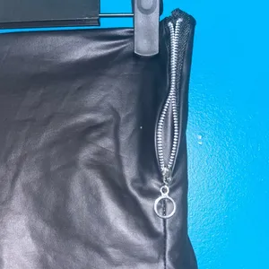 PU Leather Skort Black thumbnail 4