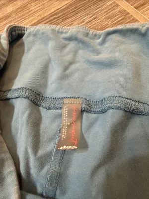 FP Movement Free People Dusty Blue Hot Shot High-Rise Bike Shorts size Small thumbnail 2