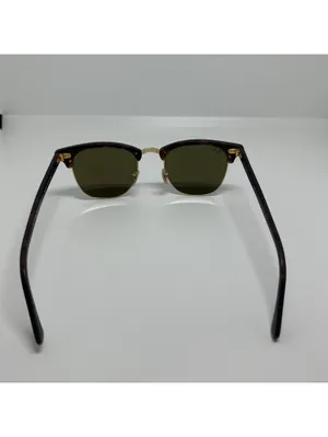 Ray-Ban RB 3016 Clubmaster Classic Sunglasses with Blue Mirrored Lenses thumbnail 6