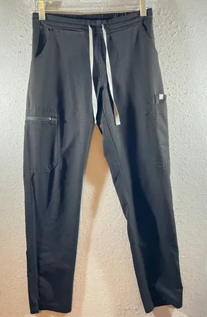 1110 | FIGS Technical Collection Zamorra Cargo Jogger Scrub Pants Black Women XS thumbnail 1