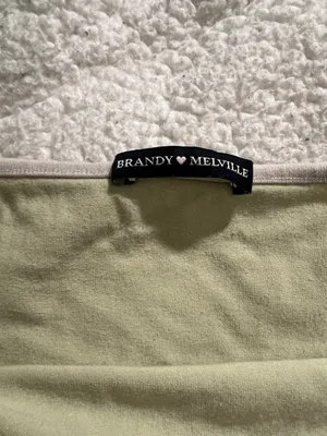 Brandy Melville Lime Green Halter Crop Tank thumbnail 3