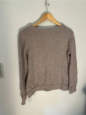 Inhabit wool alpaca sweater beige small Brown thumbnail 4