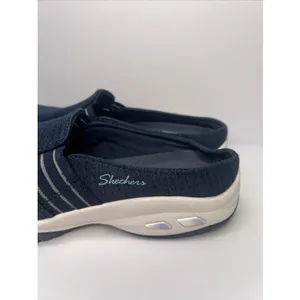 Skechers Women's 8.5 Navy Relaxed Fit Air-Cooled Memory Foam Slip On Shoes thumbnail 5