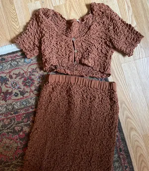 Free People Final Price ✨NWOT Skirt Set thumbnail 3