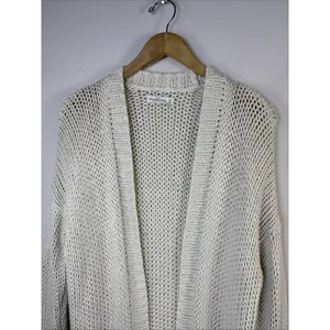 Abercrombie & Fitch Cream Cardigan Pockets medium cottagecore bohemian sweater thumbnail 5