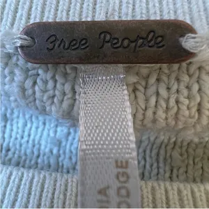 Free People Found My Friend Slouchy Striped Textured Sweater Purple Cream S thumbnail 6