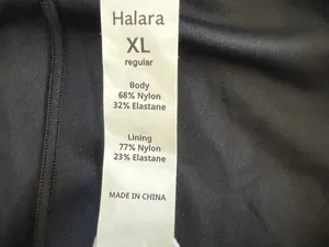 Halara UltraSculpt Flare Leggings XL Black Mid Rise Tummy Control Pockets NWT thumbnail 5