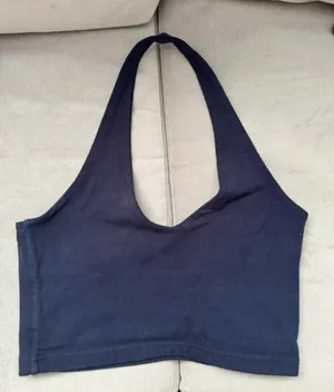 Brandy Melville Blue  Halter Top thumbnail 1