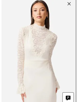 Elliatt white long sleeve dress thumbnail 5