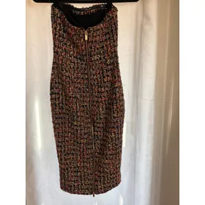 HOUSE‎ OF CB Gabrielle Black Tweed Strapless Midi Dress Size Extra Small thumbnail 3
