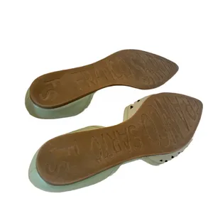 Franco Sarto Minty Green Leather "Honesty 2" D'Orsay Perforted Flats (8.5) thumbnail 12