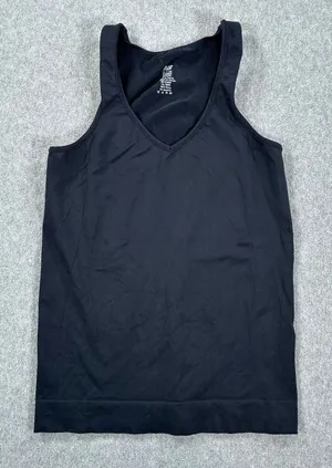 New Balance Racerback Active Tank Top Women's Medium Black Compression Running thumbnail 1