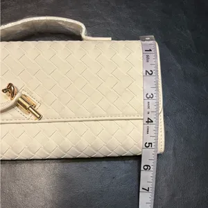 FEW MODA Cream Crossbody Clutch with Top Handle thumbnail 12