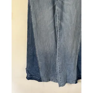 NWD Madewell Wide Sweep Jeans Parson Wash Airy Denim Size 25 Wide Leg Two Tone thumbnail 7
