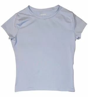 Hollister Baby Tee, Light Blue Short Sleeve T-shirt, Small thumbnail 1