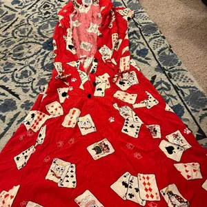 Collectif London Liza Cat Croupier Red Swing Dress (Size 2)‎ thumbnail 7