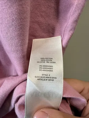 Aritzia Sunday Best Cottonwhisk Madeline T-Shirt Blouse Pink M thumbnail 5