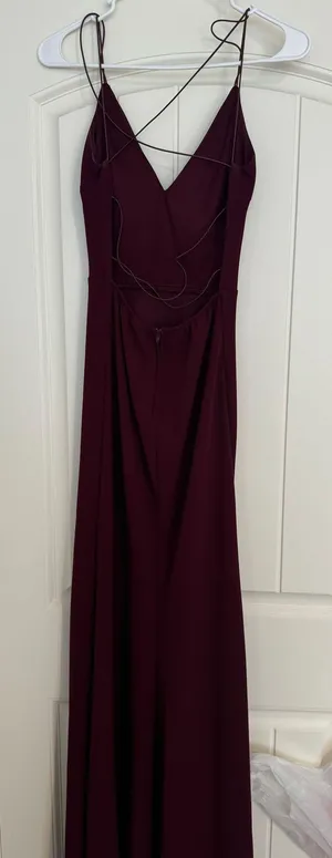 Windsor Maroon Long Dress thumbnail 2