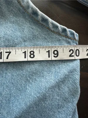We The Free People High Roller Shortall Denim Overall M Bright Eyes Baggy 90s thumbnail 9