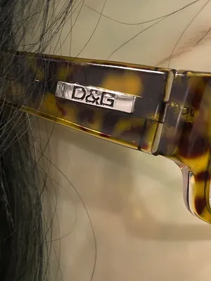 Dolce & Gabbana Tortoiseshell Rectangular Glasses Frame Only thumbnail 4