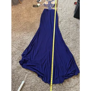 Sherri Hill Purple Beaded Side Cut Out Prom Dress Homecoming Size 00 NWT thumbnail 7