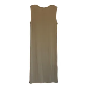 ZYIA Active Monterey Womens S Warm Sand Sleeveless Midi Tank Dress Side Slits thumbnail 2