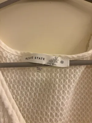 Altar'd State Top white crop thumbnail 2