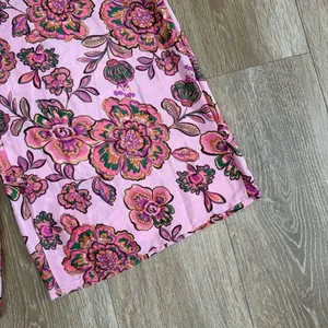 NWT Tahari Drawstring Waist Wide Leg Pants In Princess Floral Size Medium thumbnail 16