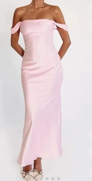 Princess Polly Azura Off-The-Shoulder Maxi Dress thumbnail 1