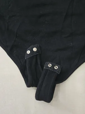 Naked Wardrobe Black One-Shoulder Bodysuit Size S thumbnail 4